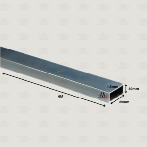 CL-PERFIL R (80X40X1.5) GALV. 6000MM