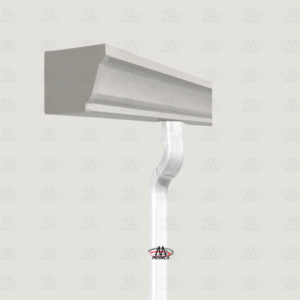 GU-BAJANTE CANAL RECTANGULAR 60X80 BLANCO 3000MM